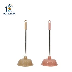 Plungers - High-Pressure Toilet Sink Mini PP Stainless Steel Handle Rubber