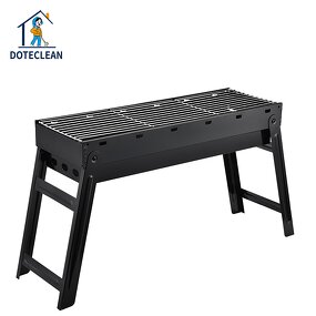 BBQ Grill - Iron Oven Folding Portable Outdoor Garden Camping Party Stainless Steel