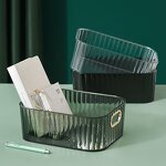 Storage Box - Small Desktop Cosmetics Rectangular Acrylic Vanity Skincare Basket