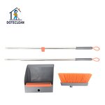 Broom and Dustpan Set - PET Material Household with Teeth Design