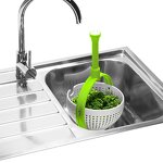Rotary Dryer - Kitchen Vegetable Cleaner Centrifugal Water Drain Basket