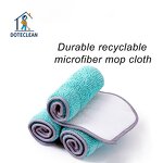 Microfiber Flat Mop - Hands Free Magic Water Spray 360 Rotary Head for Floor Window