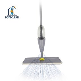 Microfiber Flat Mop - Magic Cleaning Spray with Swivel Handle for Floor Window