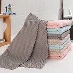 Microfiber Cleaning Cloths - Square Minimalist Style Double Sided Oil Free