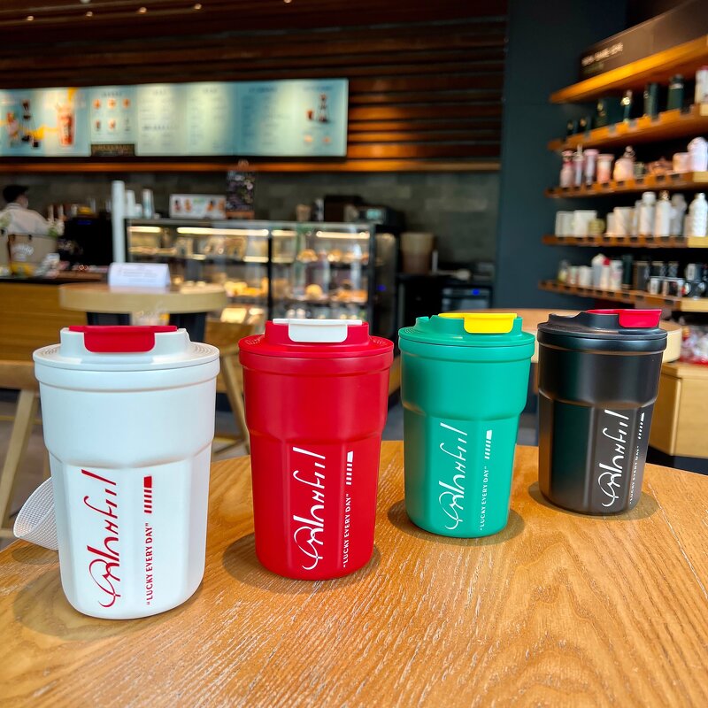 Coffee Travel Mug - 400ml 316 Stainless Steel Vacuum Insulated Coffee Ice Cup