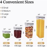 Storage Container - Minimalist Style Creative Kitchen Dry Food Nuts Fruit Transparent