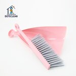 Broom and Dustpan Set - Plastic for Home Kitchen Table Cleaning PET Brush Head
