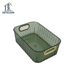 Storage Box - Small Desktop Cosmetics Rectangular Acrylic Vanity Skincare Basket