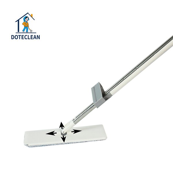 Flat Mop - Hand Free Easy Use Magic Self-washed with 2pc Microfiber Cloth