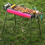 BBQ Grill - Stainless Steel Portable Outdoor Garden Folding Oven for Camping Party