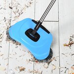 Floor Clean Sweeper - Household Cleaning Tool Hand-pushed Long Handle 360 Rotating
