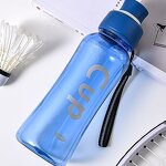Sports Water Bottle - Outdoor Plastic Crystal with Self-Driving Travel Accessories