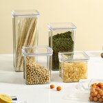 Plastic Jar Box - 2025 Hot-Selling Food Grade Transparent PET for Grains Cereals