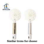 Cup Cleaning Brush - Eco-Friendly EVA Material Nature Bamboo Handle for Wine Glass