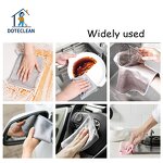 Microfiber Cleaning Cloth - Quick Stain Removal Soft Rag for Kitchen Glass