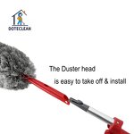Microfiber Duster - Telescopic Swivel Detachable Flexible Washable Multipurpose