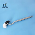 Toilet Brush - Long Handle Plastic TPR & PP Material for Bathroom Cleaning
