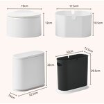 Garbage Bin - Press Type High Appearance Large Capacity Cartoon with Cover