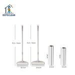 Floor Lint Rollers - Tear Type Detachable with Dust Proof Shell Longer Handle