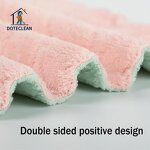 Microfiber Home Cleaning Cloth - Thick Dish & Bowl Washing Towel Quick Stain Removal