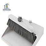 Broom and Dustpan Set - Durable PET Material Folding with Comfortable Handle