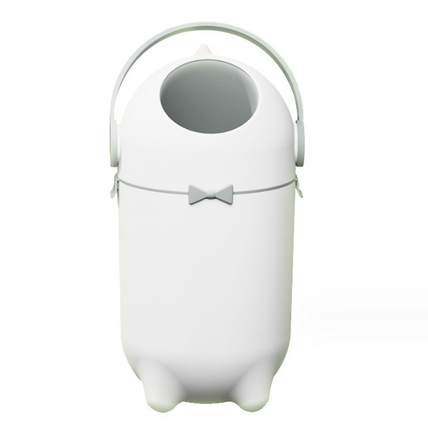 Plastic Waste Bin - Anti-odor Trash Bag Bins with Odor-proof Dispensers