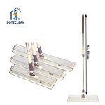 Floor Cleaner - 45cm Professional Aluminum Frame Swivel Microfiber Flat Mop