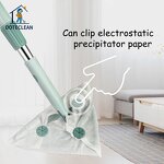 Window Cleaner - Triangle Telescopic Stainless Steel Floor House Ceiling Mop