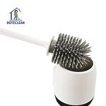 Toilet Brush - TPR Silicone round Scrub with Holder Soft Plastic 1pc/Inner Box