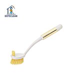 Cleaning Brush - Multifunction Comfortable Handle Kitchen Pot Brush PP+TPR Material