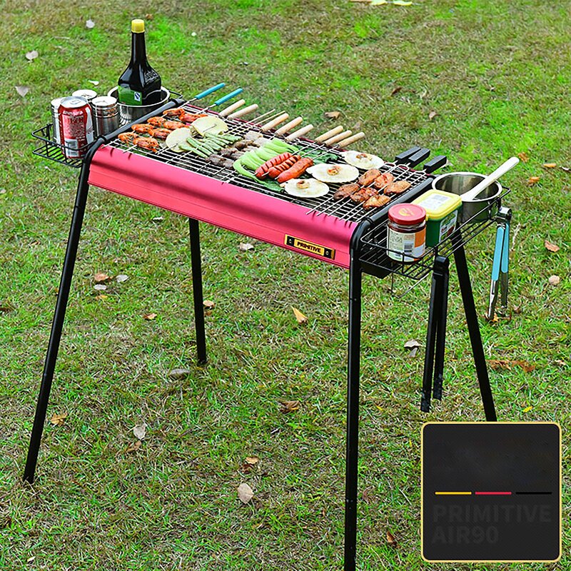 Barbecue Grill - Outdoor Use Camping Travel Charcoal Household Thickened Rack