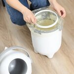 Plastic Waste Bin - Anti-odor Trash Bag Bins with Odor-proof Dispensers