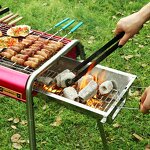 BBQ Grill - Stainless Steel Portable Outdoor Garden Folding Oven for Camping Party