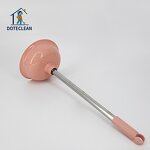 Plungers - High-Pressure Toilet Sink Mini PP Stainless Steel Handle Rubber