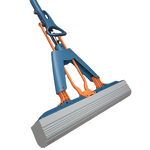 PVA Mop Head - 27cm 360 Foldable Squeeze Sponge Self Cleaning with Connected Pole