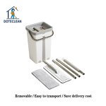 Flat Mop Bucket - Microfiber Scratch Squeeze Wet & Dry Self-Wash Magic Mop