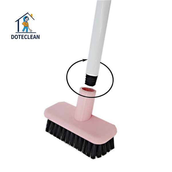 Cleaning Brush - Manufacturer Household Long Handle Plastic Bristle Floor Scrub