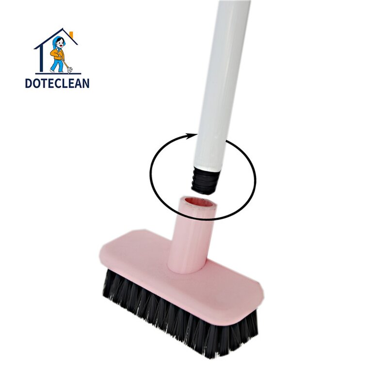Cleaning Brush - Manufacturer Household Long Handle Plastic Bristle Floor Scrub