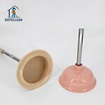 Plungers - High-Pressure Toilet Sink Mini PP Stainless Steel Handle Rubber