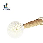 Cup Cleaning Brush - Eco-Friendly EVA Material Nature Bamboo Handle for Wine Glass