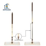 Floor Cleaner - 65cm Professional Aluminum Frame Dry Refill Flat Mop Telescopic