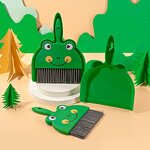 Keyboard Cleaning Set - Mini Indoor Home Computer Cartoon Broom Dustpan Bristle Head
