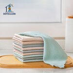 Microfiber Cleaning Cloth - Fish Scale Glasses Kitchen Dish Towels Anti-Grease