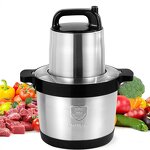Electric Chopper - 2L Stainless Steel Food Slicer Vegetable Cutter Meat Grinder