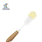 Baby Bottle Cleaning Brush - 360 Degree Rotating Plastic Long Handle Sponge PET