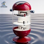 Garbage Bin - High-end Feel Thick Large Capacity with Wheel Flip Cover