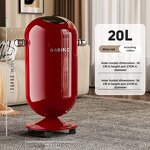 Garbage Bin - High-end Feel Thick Large Capacity with Wheel Flip Cover