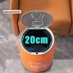 PP Storage Bucket - Double-Layer Large Cola Trash Can with Cover & Wheels