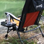 Reclining Chair - Adjustable with Drink Holder Cup Holder Utility Tray Side Table