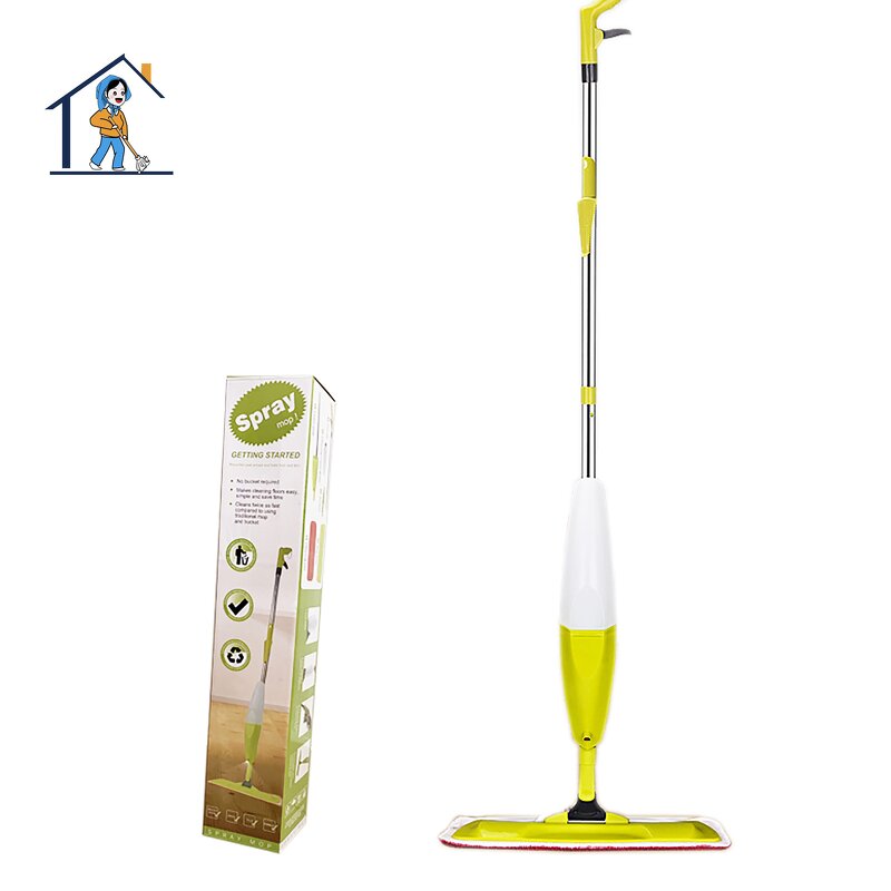 Microfiber Flat Spray Mop - 600ml High-capacity Magic Water Spray for Floor Window